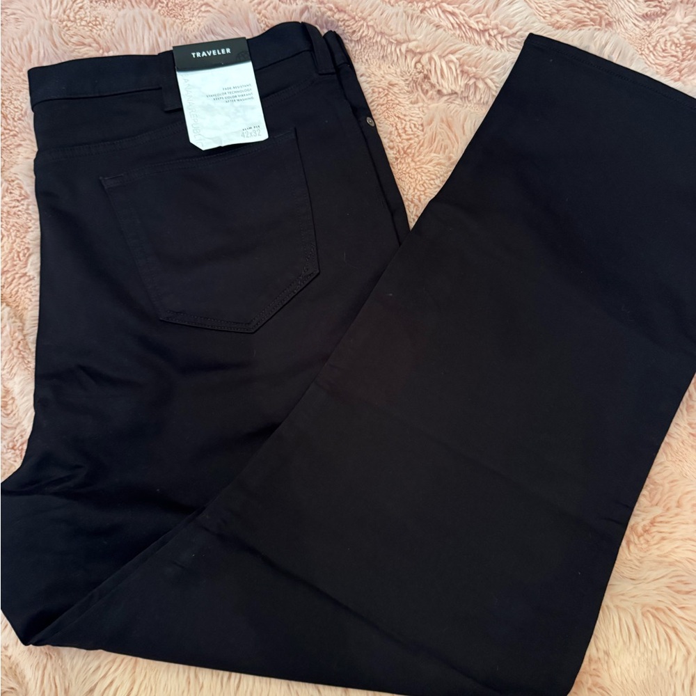 Banana Republic Charcoal Traveler Trousers